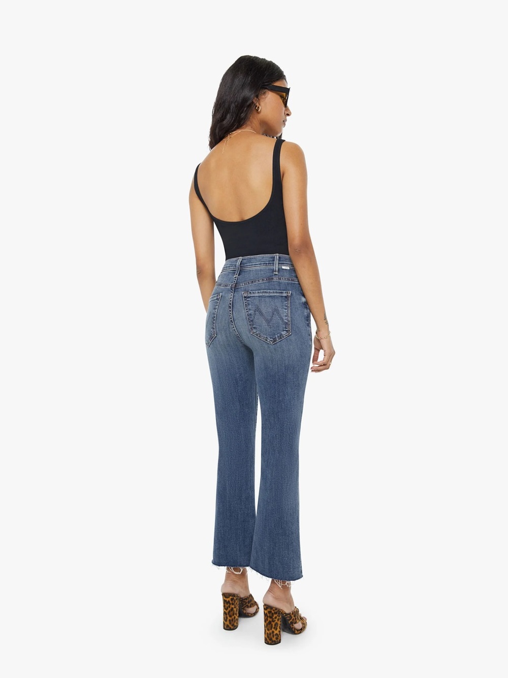 NWT Size 31 Mother Denim The Hustler Ankle Fray Jeans in Healing Jar - Picture 4 of 12
